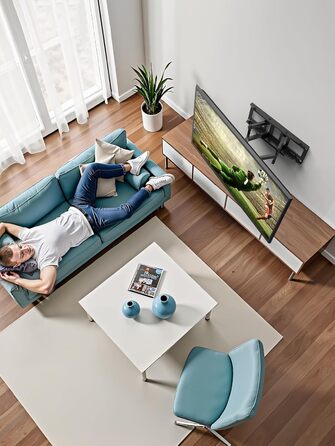 Кріплення для телевізора USX-MOUNT на стіну, поворотне та нахильне, для LED, OLED, Plasma телевізорів (32-70 дюймів), універсальне, з подвійним кріпленням, VESA до 400x400 мм, до 45 кг