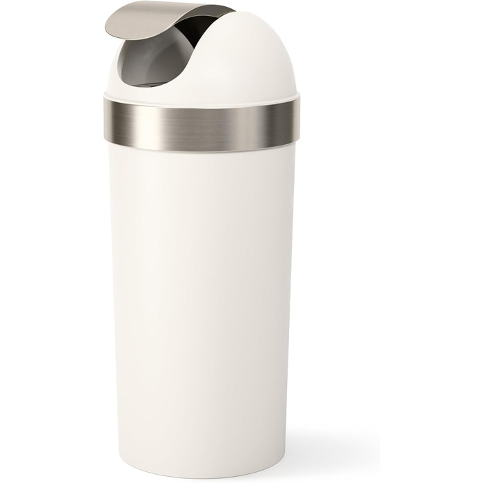 Сміттєве відро Umbra Venti Swing-Top 16.5 гал. (62 л) – велике, 89 см, сіре (сучасний дизайн)