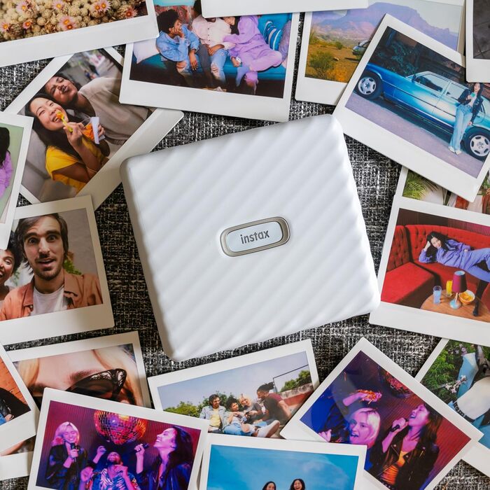 Принтер для смартфонів INSTAX LINK Wide, білий (Ash White)