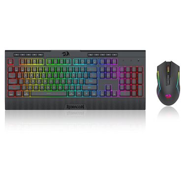 Redragon K628 Tri-Mode Механічна Клавіатура та Миша, RGB, 8000 DPI, S151 PRO