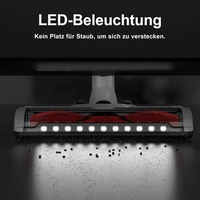 Бездротовий акумуляторний пилосос - потужний вертикальний пилосос для твердих поверхонь та килимів, видаляє шерсть тварин