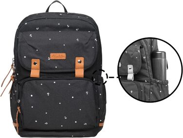 Жіночий рюкзак Kauko: студентський, для ноутбука, у дорогу, чорний (K8009)