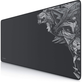 Кисмат TITANWOLF XXL Speed - великий килимок для миші 900x400 мм з антиковзаючим покриттям та мотивом TITANWOLF
