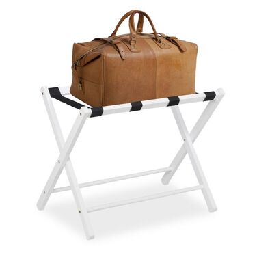 Relaxdays Folding Wooden Suit Rack