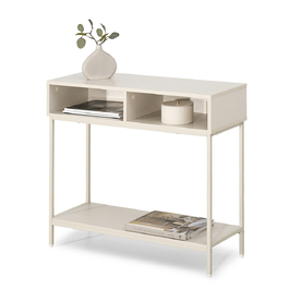 Консольний столик Mebel-Partner, крем матовий, 80 x 75 x 30 см