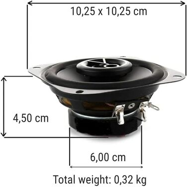 Автомобільні динаміки JBL Stage2 424 150 Вт 10 см, 2-смугові, набір Harman Kardon