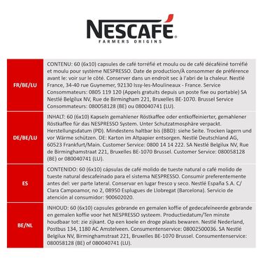 Набір кавових капсул NESCAFÉ Farmers Origins для Nespresso, 4 смаки, 60 капсул (6х10 шт)