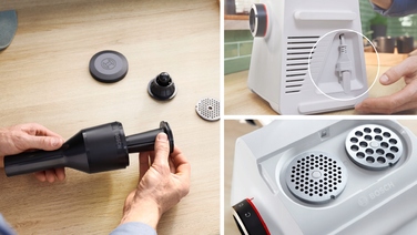М'ясорубка Bosch Serie 6 MFWS607W 2100 Вт, реверс, біла