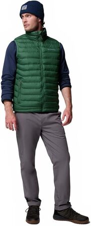 Чоловічий утеплений жилет Columbia Powder Lite II Vest, стібаний, колір Rain Forest
