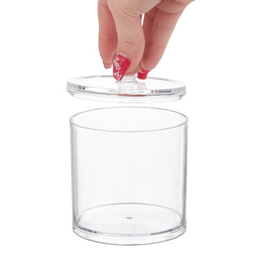 Relaxdays Cotton Swab Storage Set of 3
