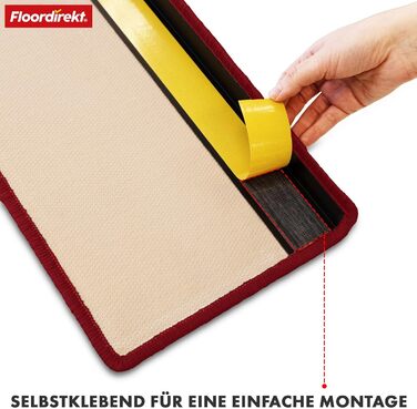 Набір килимків для сходів Floordirekt Via Veneto (15 шт.) з дизайном 