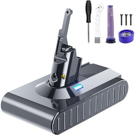 Замінний акумулятор BATTOOL V10 6000mAh для пилососів Dyson V10/SV12 (з фільтром та щіткою)