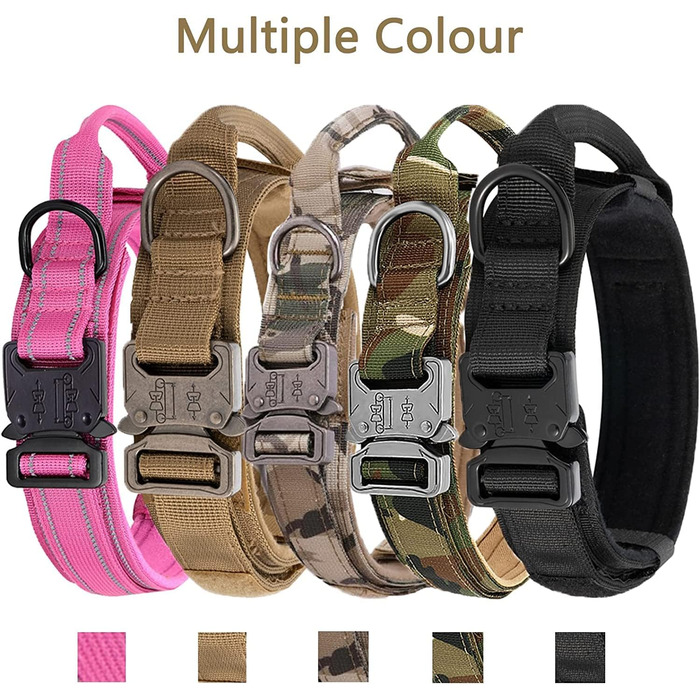 Нашийник для собак Eeyfarog, регульований з контролем, сірий, XL