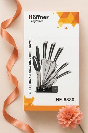 Набір кухонних ножів Hoffner, 5 предметів у підставці
