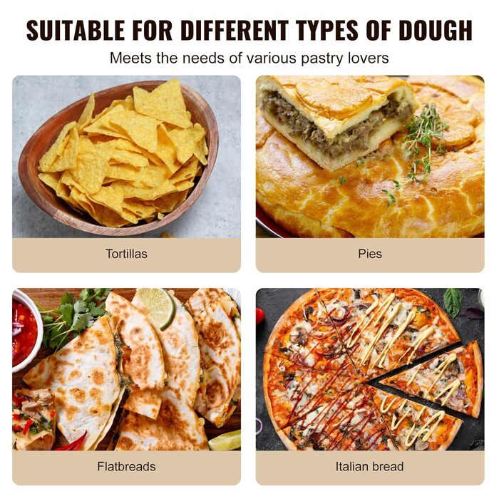 Пресс для тортилій VEVOR, 20 см, з чавуну, для приготування тако, з 100 шт. паперу для випікання, чорний