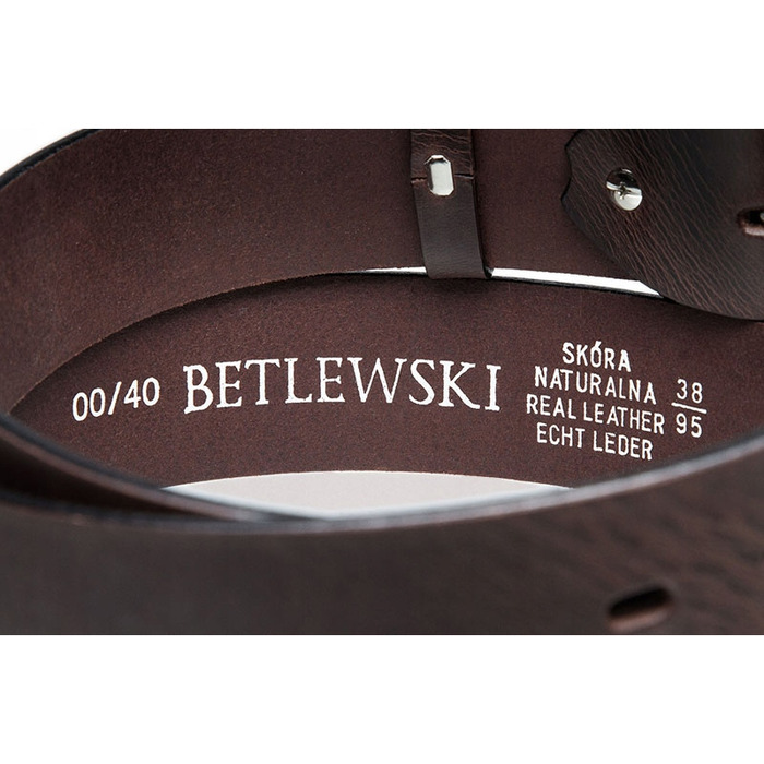 Чоловічий ремінь Betlewski, коричневий