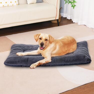 Килимок для собак Petschat, лежанка для маленьких собак, двосторонній килимок-подушка для котів, суперм'яка ковдра для собак з водовідштовхувальним дном для дому та вулиці (90 x 65 см, темно-сірий)