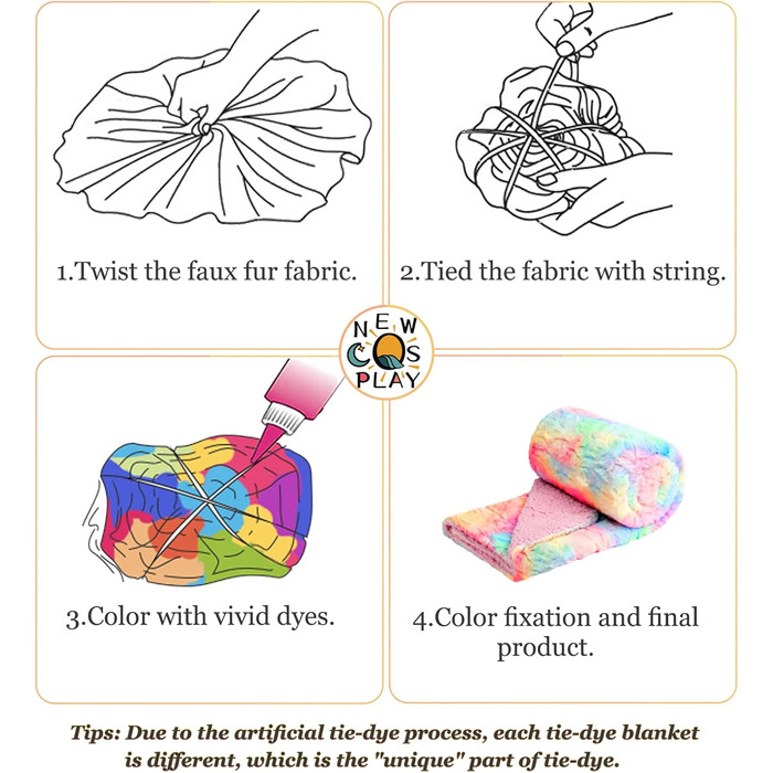 Плед NEWCOSPLAY з м'якого штучного хутра з підкладкою Sherpa, теплий та затишний, 100 x 130 см (Lila-Regenbogen, Throw(40'x50'), Dunkler Regenbogen)