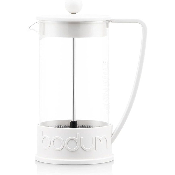 Френч-прес Bodum BRAZIL, 1 л, з нержавіючим фільтром, кремовий колір