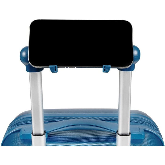 Чемодан ручної поклажі CarryOn Skyhopper з жорстким корпусом 55x35x20 см - Легкий ручний багаж TSA, подвійні колеса (Блакитний, Mini)