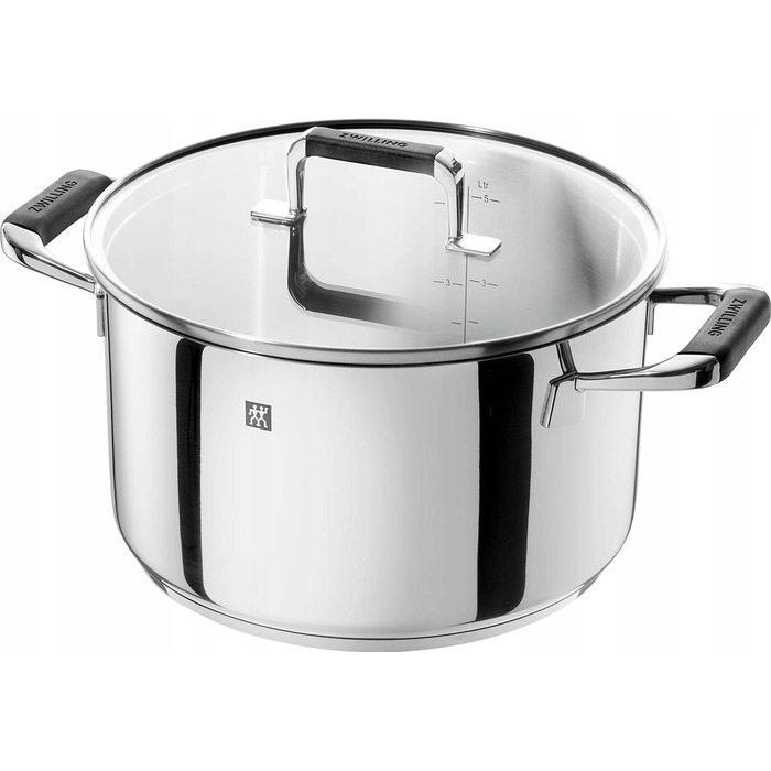 Набір каструль Zwilling Cornelia Poletto, нержавіюча сталь, сріблястий