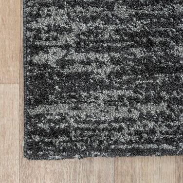 Килим SANAT Oslo для вітальні - сучасний дизайн, підходить для вітальні, коридору, їдальні, спальні, кухні та дитячої кімнати, чорний, розмір 120 x 170 см