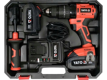 Безщітковий ударний шуруповерт Yato 18V 75Nm 3Ah
