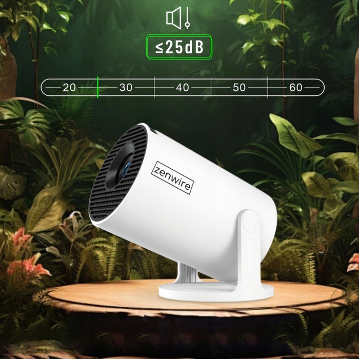Портативний LED-проектор Zenwire 4K з Wi-Fi