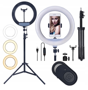 Кільцева LED-лампа Asato AS0702 RGB