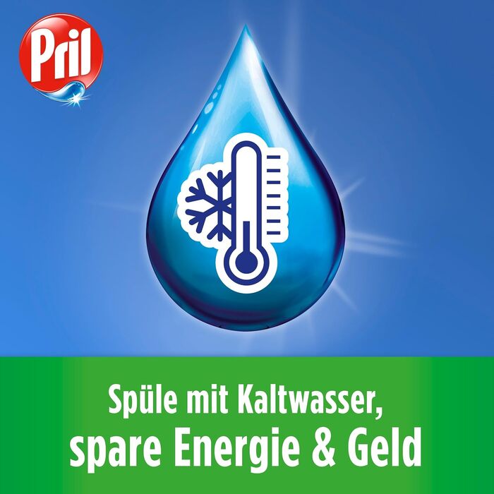 Концентрат для миття посуду PRIL Mix & Clean для дозаправки, засіб для ручного миття з високою жиророзчинною здатністю (9 x 120 мл)