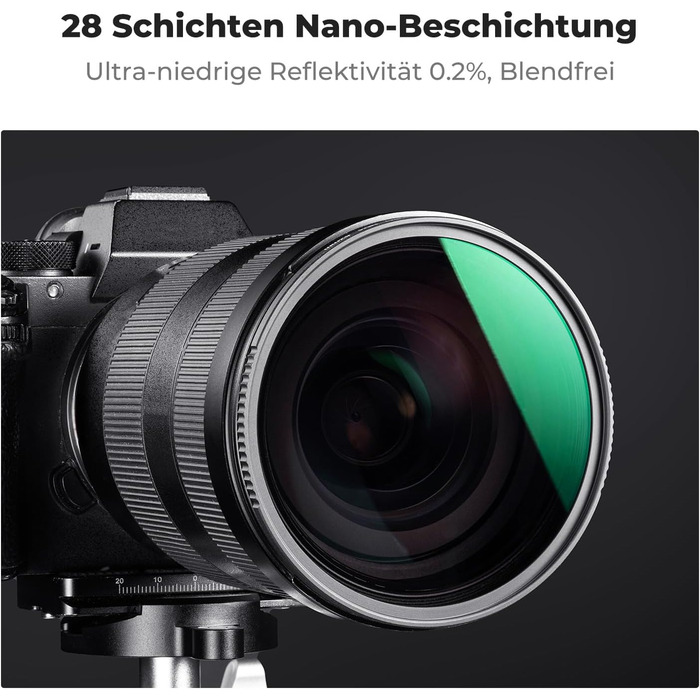 Набір фільтрів K&F Concept ND (77 мм): ND4, ND8, ND64, ND1000 - для фото та відео