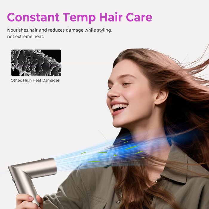 Фен-щітка 6 в 1 Airstyler: стайлер для волосся, локони, випрямлення, термощітка, чорний, з насадкою-дифузором