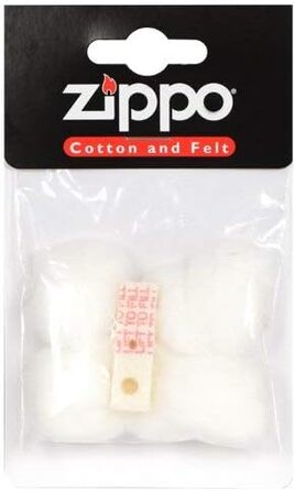 Заправка для запальничок ZIPPO набір: 10x оригінальний бензин 125 мл, стартовий комплект (6 кременів, гніт, вата, фетр)