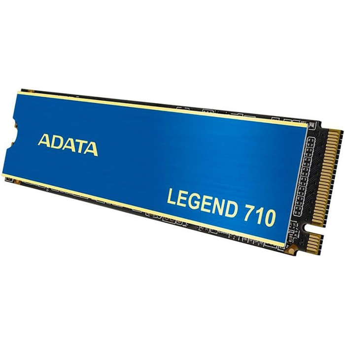 SSD ADATA Legend 710 512GB M.2 PCIe Gen3x4 NVMe 1.4 - Швидкість 2400/1800 MB/s, AES-256 шифрування