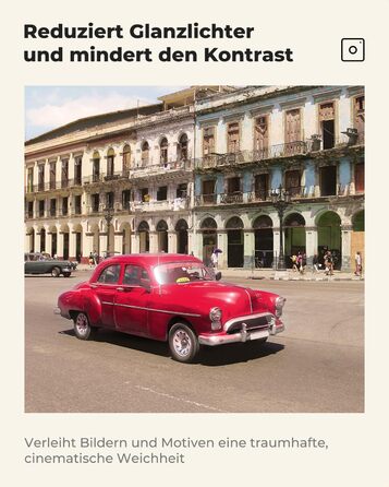 Фільтр K&F Concept Black Mist 1/4 (52mm) для відео та портретної зйомки - оптичне скло з нанопокриттям