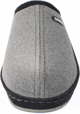 Домашні тапочки Schawos Lisa з вовни для жінок, теплі, з підкладкою, з супінатором, неслизька підошва (39 EU, Антрацит 10w)