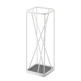 Підставка для парасольок YAMAZAKI Nine Square, сталева, біла, 17 x 17 x 45.5 см