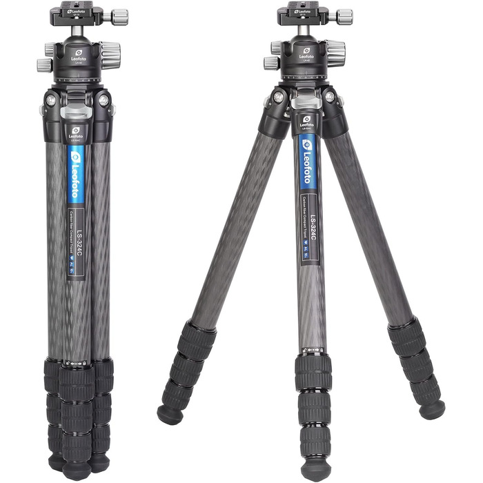 Штатив LEOFOTO Ranger LS-324C з кульковою головкою LH-40, карбоновий, професійний для фотографії