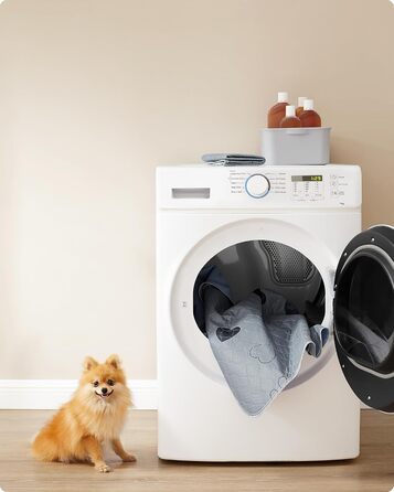 Підстилка для собак Feandrea, 2 шт., 122 x 91 см, XL, сіра, водонепроникна, з високою поглинаючою здатністю, PTD036G01