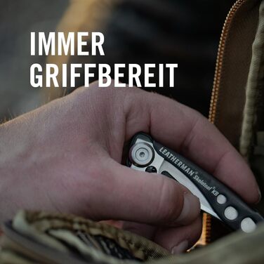 LEATHERMAN - Skeletool KB Multi-Tool, small, lightweight, and compact, Black
