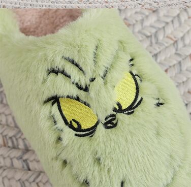 Тапочки для дому Grinch - святкові, плюшеві, теплі, для чоловіків (39/40 EU)