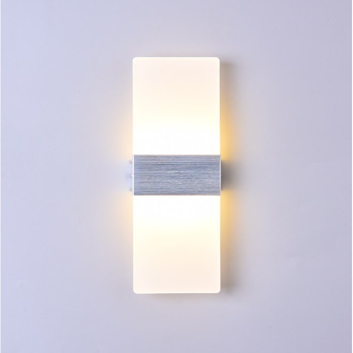 Сучасна LED-лампа в вітальню та коридор | Настінний світильник (бра) з акрилу, 18 Вт