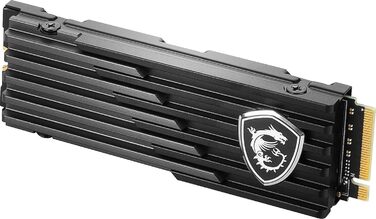 SSD накопичувач MSI Spatium 2TB PCIe 4.0 NVMe M.2 - внутрішній, 7000 МБ/с читання, 6800 МБ/с запис, 3D NAND, гарантія 5 років (1400 TBW)