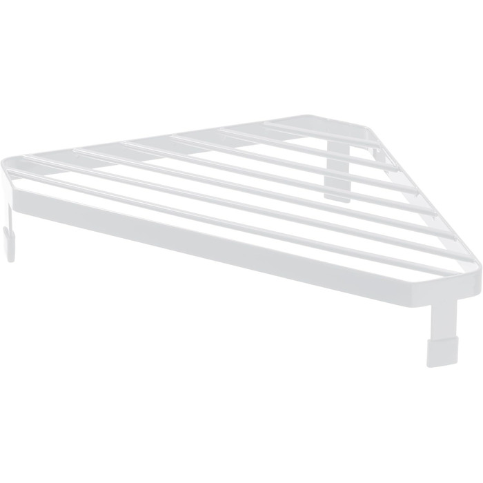 YAMAZAKI 2748 Tower Storage for the Kitchen Area, Minimalist Design, Steel, White, 22 x 22 x 5 cm (LxBxH)