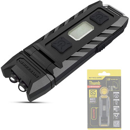 Ліхтар Nitecore Thumb 85 люменів, USB зарядка, регульована голівка