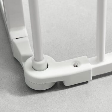 PawHut вольєр для цуценят/маленьких собак, захисний бар'єр з дверцятами, гнучкий, 8 панелей (60 x 76 см), білий