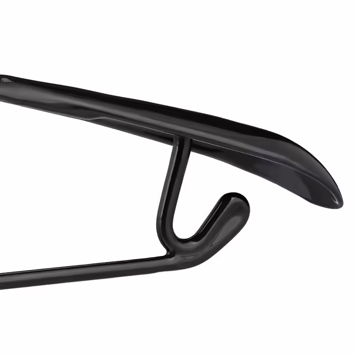 Relaxdays 10-Piece Black Suit Hangers, Non-Slip