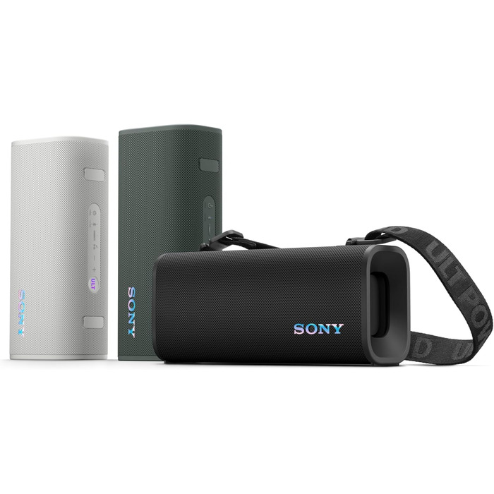 Sony ULT Field 3 Forest Grey – Портативна Bluetooth колонка з глибоким басом, 24 год автономії, IP67 (водонепроникна, пилозахищена, ударостійка)