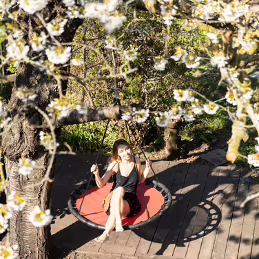 Relaxdays Nest Swing 120cm