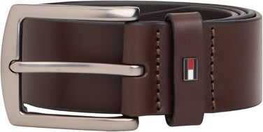 Чоловічий шкіряний ремінь Tommy Hilfiger Denton 4.0, колір коричневий (Coffee Bean)